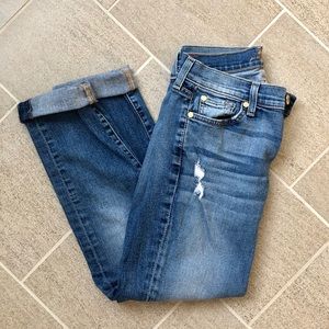 7 For All Mankind Josefina Boyfriend Jeans